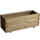 Jardinera madera rectangular